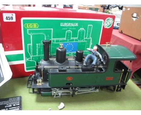 A L.G.B 'G' Gauge Boxed Ref No. 2078 0-6-0 Tank Steam Locomotive, overall DK green/black, R/No. 51, good U/T condition, box g