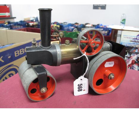 A Mamod Ref SR1A Live Steam 'Roller', with burner, fair unboxed condition.
