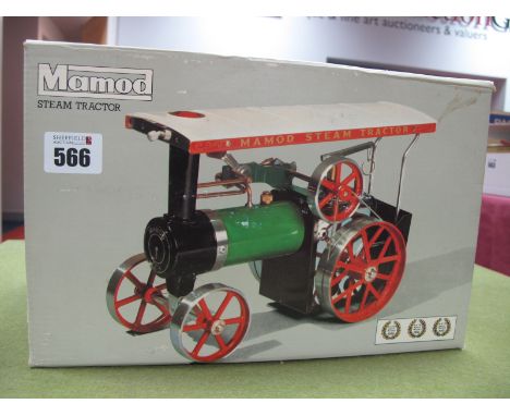 A Boxed Mamod Steam Tractor 1313 Traction Engine Tela, appears little/unused, with paperwork, (some corrosion).