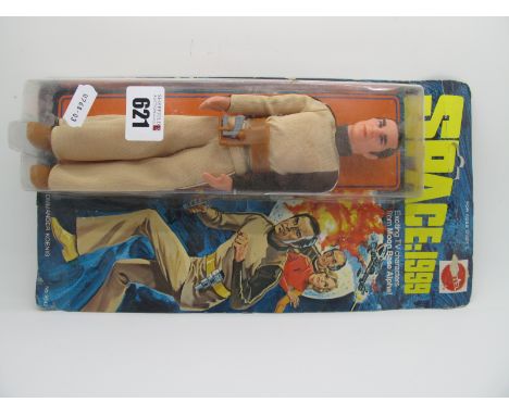 Space 1999 - A Boxed Mattel Commander Koenig No. 9542 Action Figure, blister bubble has slight nics and slight crushing to ca