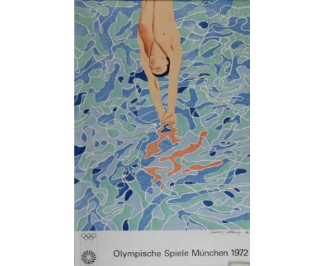 Plakat Olympische Spiele München 1972datiert und bezeichnet Reproduktions-Plakat © Edition Olympia 1972 GmbH 1971, Printed in