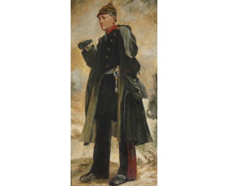 Martinez, Portrait Helmuth von MoltkeGanzfigurenbildnis des alten Generalfeldmarschalls Helmuth Karl Bernhard Graf von Moltke