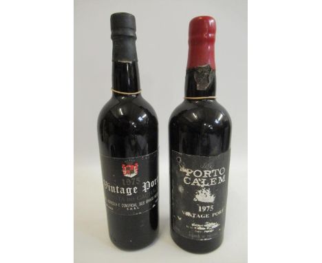 1 bottle 1975 Porto Calem Vintage Port, together with 1 bottle 1975 Quinta Do Cachao Vintage Port (2) (Est. plus 21% premium 