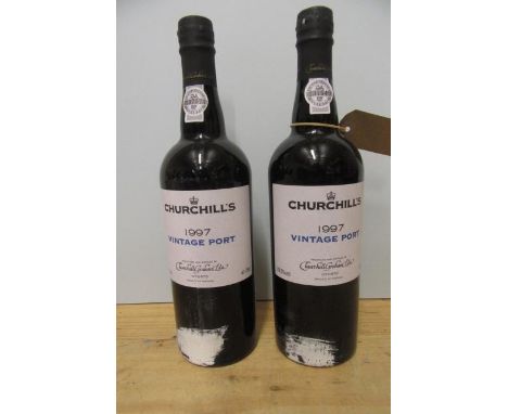 2 bottles 1997 Churchill's Vintage Port (Est. plus 21% premium inc. VAT)
