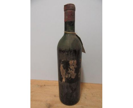 1 bottle with Lafite Rothschild embossed capsule, early vintage Bordeaux  (Est. plus 21% premium inc. VAT)