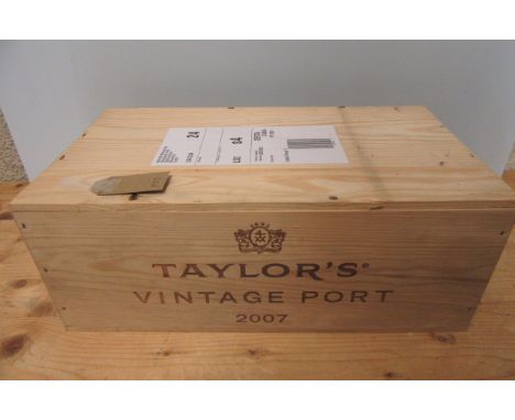 6 bottles 2007 Taylor's Vintage Port, OWC (Est. plus 21% premium inc. VAT)