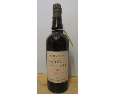 1 bottle 1966 Robertson's Rebello Valente Vintage Port (Est. plus 21% premium inc. VAT)