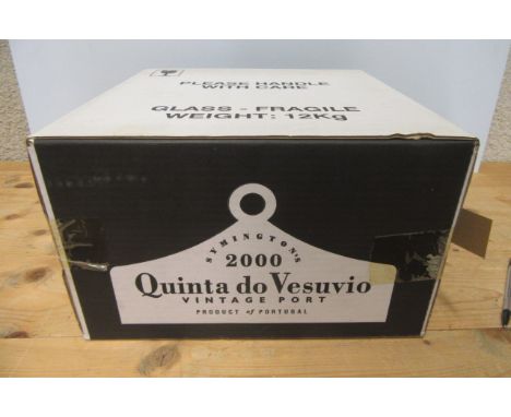6 bottles 2000 Symington Family Estates, Quinto do Vesuvio Vintage Port, OC (Est. plus 21% premium inc. VAT)
