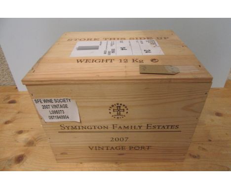 12 half bottles 2007 Symington Family Estates Vintage Port, OWC (Est. plus 21% premium inc. VAT)