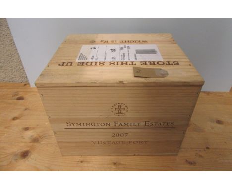 12 half bottles 2007 Symington Family Estates Vintage Port, OWC (Est. plus 21% premium inc. VAT)