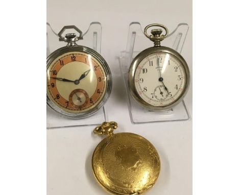 Vintage pocket watches &amp; a full hunter pocket watch