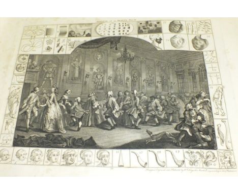 A collection of six unframed Hogarth engravings, including 'First and Second Stages of Cruelty', 'Cruelty in Perfection', 'Th