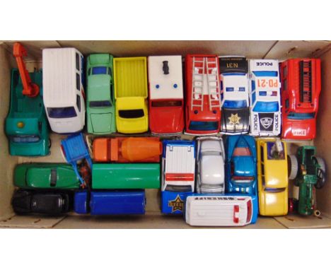 ASSORTED DIECAST MODEL VEHICLES  circa 1950s and later, by Matchbox, Lone Star and others, variable condition, most very good