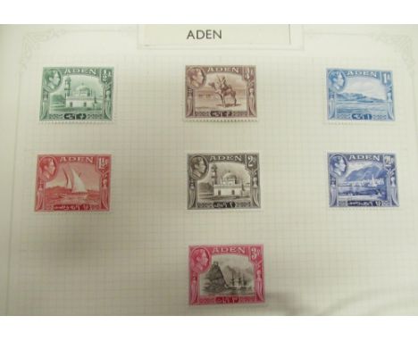 British &amp; Commonwealth stamp album, partially filled mainly Geo. V to Eliz. II, together with an FDC album mainly 1960s/1