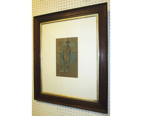 J.McNEILL WHISTLER, 'The Purple Cap', original lithograph 1 x 1 colous, by T.R.Way, 24.5cm x 15cm, framed.
