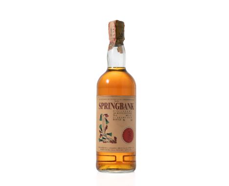  Springbank-1965Bottled 1990 by R.W. Duthie &amp; Co.,. Distilled by J. &amp; A. Mitchell &amp; Co., Ltd.Imported by S. Samar