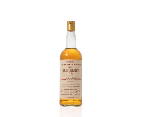  Glen Elgin-1971Bottled 1985 by R.W. Duthie &amp; Co. Proprietors: White Horse Distillers Ltd. Bottle No. 1095 of 1200. Impor