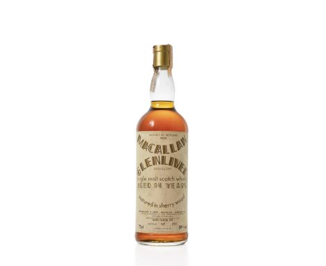  Macallan Glenlivet-14 year oldProprietors R. Kemp Macallan-Glenlivet Ltd. Imported by Moon Import Sas.Matured in Sherry wood