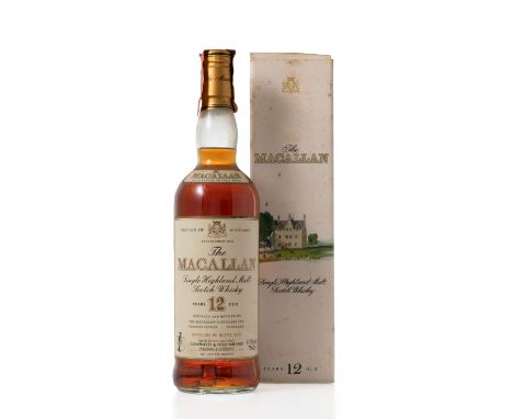  The Macallan-12 year oldDistilled and bottled by The Macallan Distillers Ltd.In original carton (some damp staining). Labell