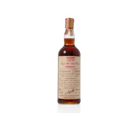  Longmorn Glenlivet-1974 Bottled 1985 by R.W. Duthie &amp; Co. Selected and imported by S. Samaroli.Sherry wood. Natural stre