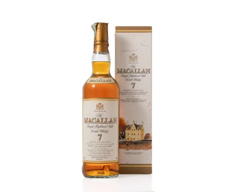  The Macallan-7 year oldDistilled and bottled by The Macallan Distillers Ltd.In original carton (some stains and marks). Good