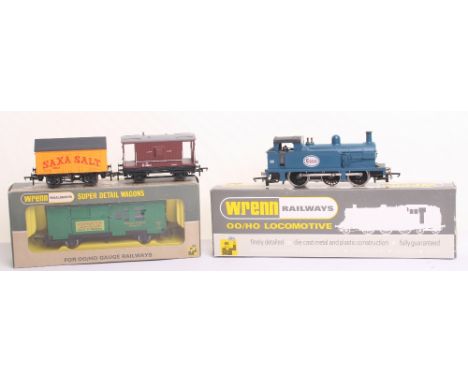 Wrenn  OO Gauge W2201 R1 Class Tank Loco 0-6-0 ‘Esso’  in blue livery no 38 , in near mint condition, with internal packing, 