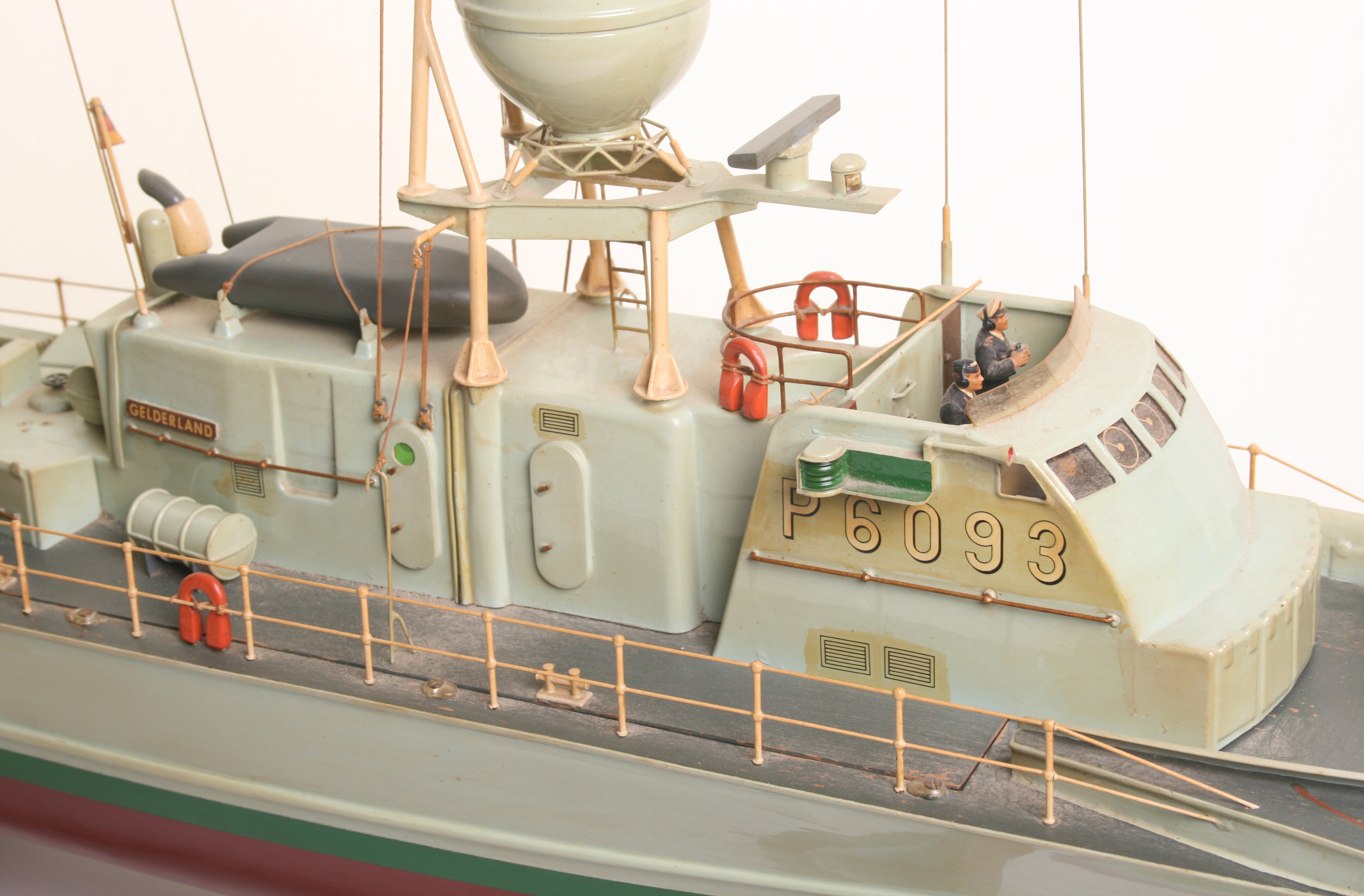 A kit built (Graupner models of Germany) 1/40 scale motorised wooden