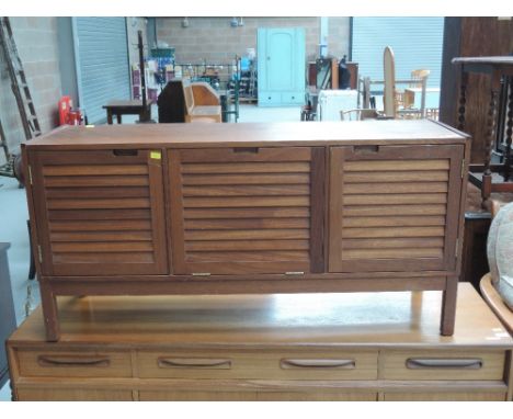 A vintage teak sideboard / record cabinet