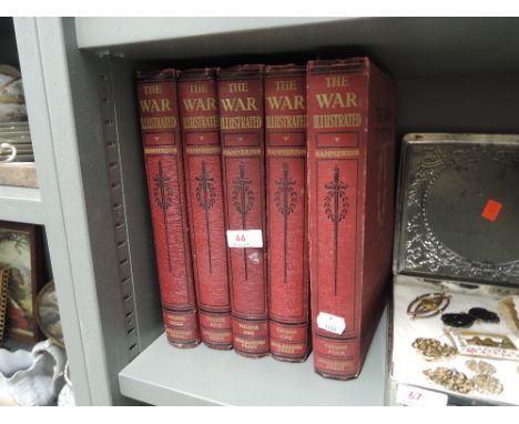 A set of vintage volumes War Illustrated by Amalgamated Press