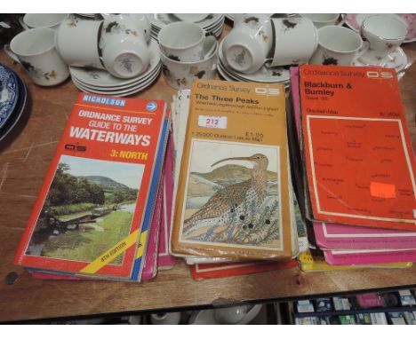 A selection of vintage ordnance survey maps local and surrounding area