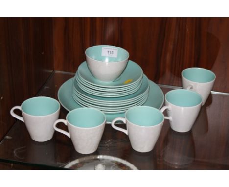 A QUANTITY OF POOLE POTTERY