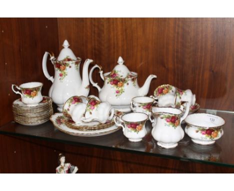 A ROYAL ALBERT 'OLD COUNTRY ROSES' TEA SERVICE