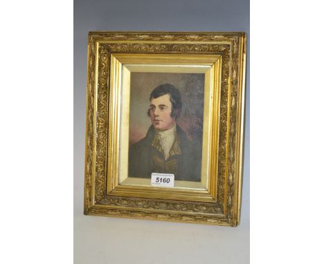 After Alexander Naysmith (19th century)
Portrait of Robert Burns
oil on board, 17.5cm x 12cm