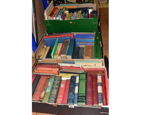 FOUR BOXES OF 20TH CENTURY BOOKS, to include fiction and non-fiction, authors include Louisa May Alcott, Evadne Price, R M Ba