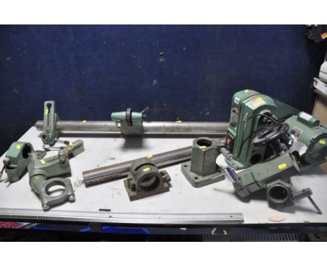 A NU-TOOL 5 SPEED WOOD LATHE NWL-37-2 disassembled but all present with a NU-TOOL 370w motor (PAT pass and working) (2)