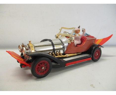 A Corgi Chitty Chitty Bang Bang toy car, one figure missing 