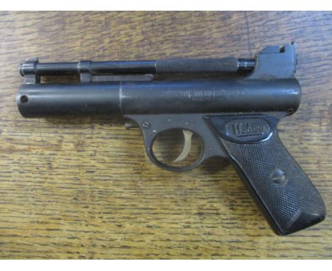 A Webley &amp; Scott 'The Welby Mark 1' air pistol Location: Porters 