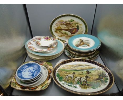 Assorted decorative plates/wall plates to incl Royal Albert, Myott, Wedgwood, Falconware etc
