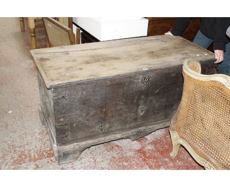 A painted trunk 126cm wide