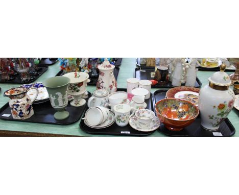 Various china to include Masons, Wedgwood, Paragon, Royal Worcester, Crown ware fruit decorated bowl, German Vohenstrauss flo