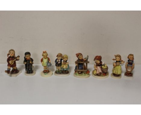 A COLLECTION OF EIGHT GOEBEL FIGURES 