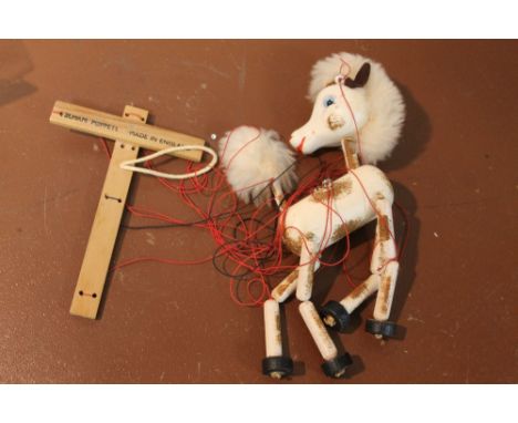 A VINTAGE PELHAM PUPPET OF MUFFIN THE MULE