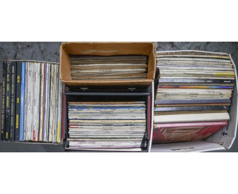 Miscellaneous vintage vinyl LP records, mostly classical music  
