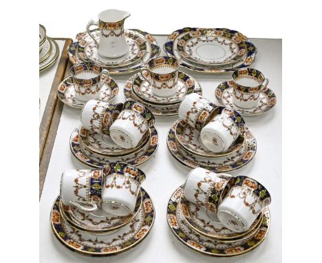A Wild Brothers coffee service, early 20th c, cream jug 10.3cm h, printed mark  Good condition and first quality. Please note