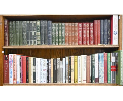 Books. Fourteen shelves of general stock, mostly music, 20th c and later,&nbsp;principally classic, including biographies and