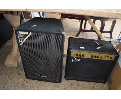 PARK AMPLIFIER AND PRO-SOUND SPEAKER