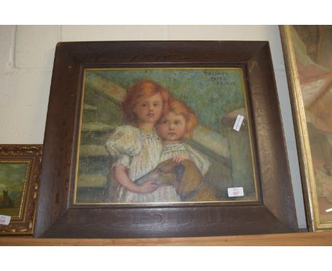PRINT OF TWO GIRLS