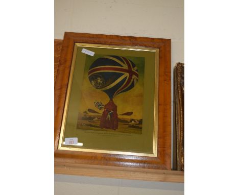 PRINT OF LUNARDI'S BALLOON
