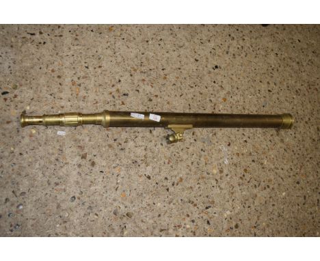 VINTAGE BRASS TELESCOPE, LENGTH APPROX 102CM