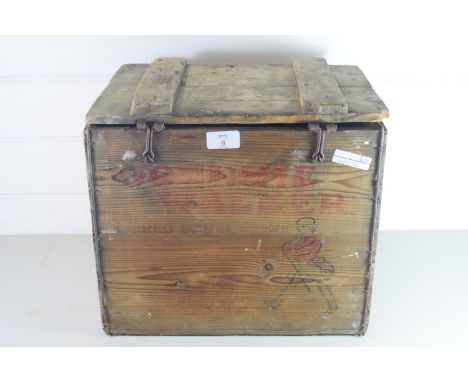 VINTAGE WOODEN JOHNNIE WALKER WHISKY CRATE